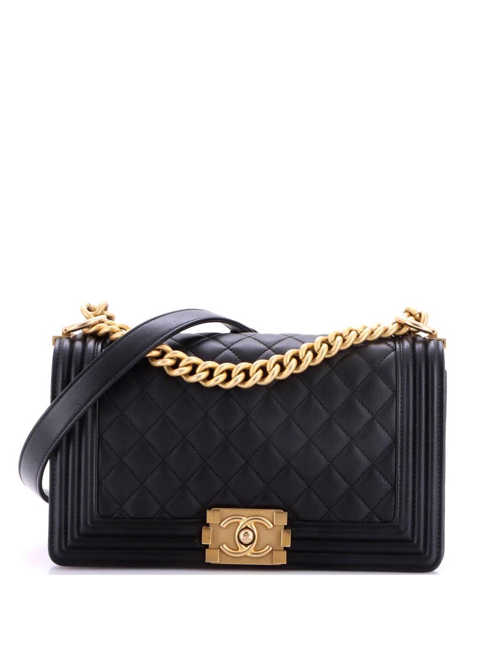Chanel Boy Flap Bag Quilted Lambskin #343080C43B